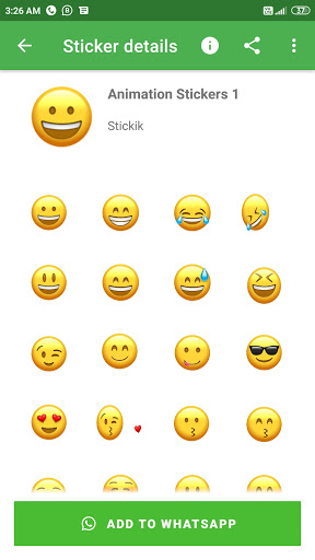 Emoji Animation Stickers Screen 3