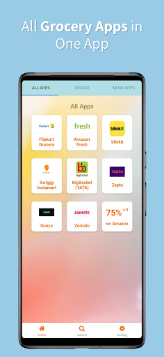 Android application All in One Grocery App screenshort