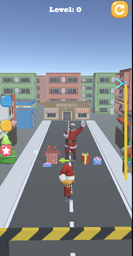 Catch Santa: Runner Shooter 3D Screen 3