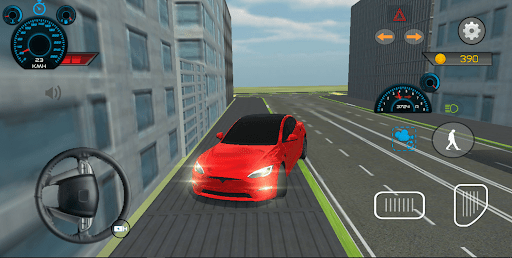 Tesla Car Drifting Game 3D Screen 3