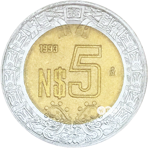 5 pesos 1.2.3 Icon