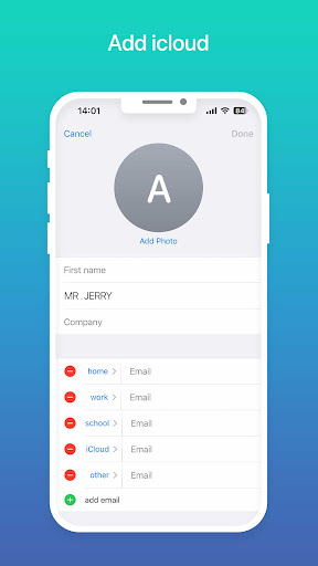 Screenshot of Contacts Phone: Simple & Clean