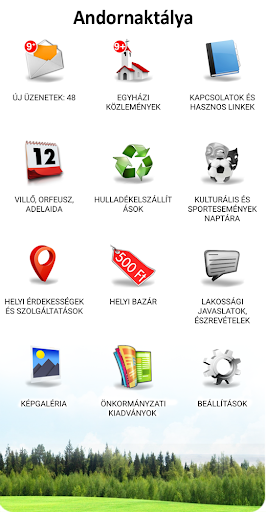 Android application Andornaktálya screenshort