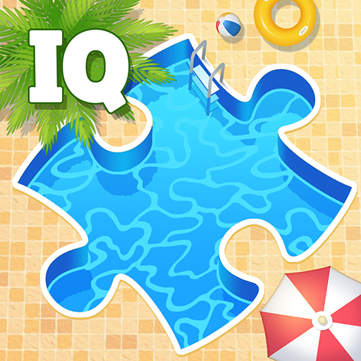 IQ Puzzles Swimming Pool logo