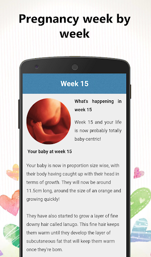 Android application My pregnancy week by week screenshort