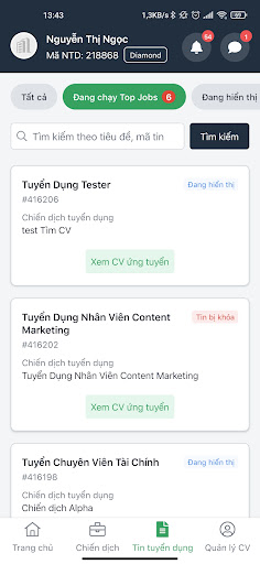 TopCV - Nhà tuyển dụng Screen 3