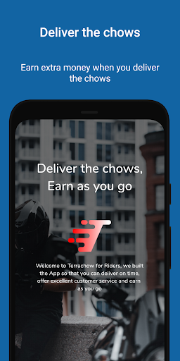 Android application Terrachow for Riders screenshort