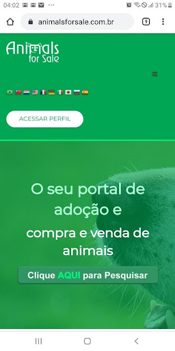 Android application Animals for Sale - Brasil screenshort
