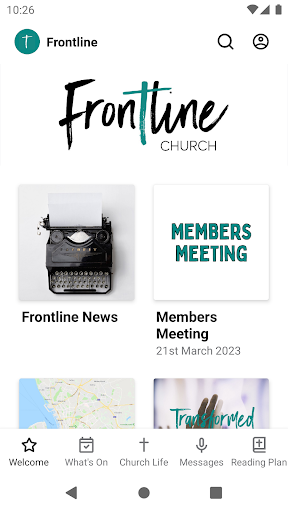Android application Frontline Church Liverpool screenshort