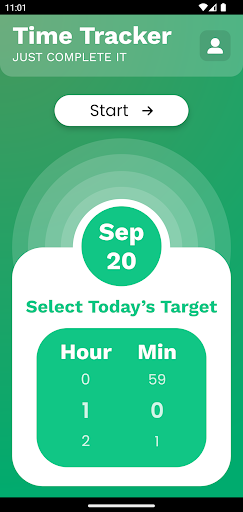 Time Tracker Screen 2