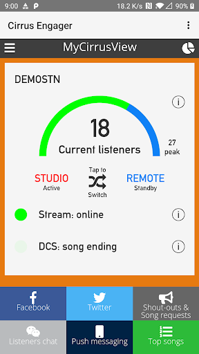 Cirrus Engager Screen 2