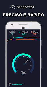 Teste de velocidade da internet:medidor velocidade
