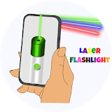 Laser flashlight icon
