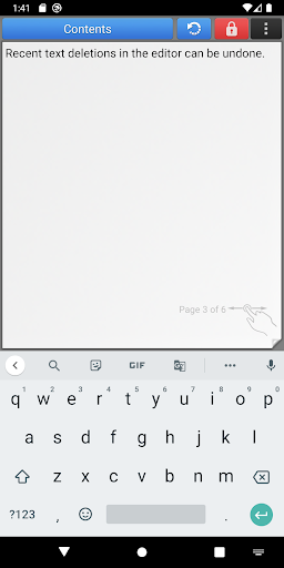 Screenshot of Notepad Pro