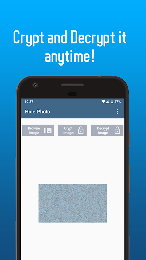 Hide Photo, encrypt image with Screen 2