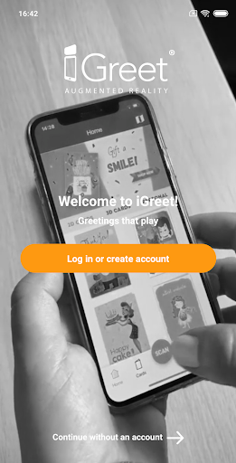 Android application iGreet - AR Greeting Cards screenshort