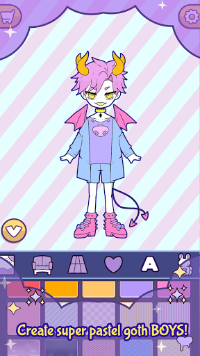 BatDoll monster boy maker game Screen 2