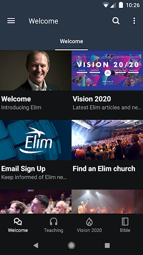 Android application Elim screenshort