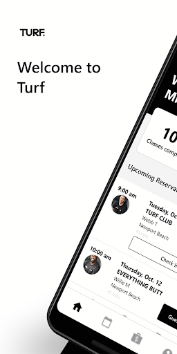 Android application TURF FITNESS screenshort