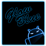 GOKeyboard Theme Glow Blue icon