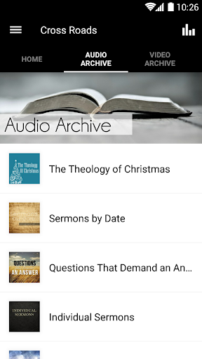 Cross Roads Baptist Church App Screen 2