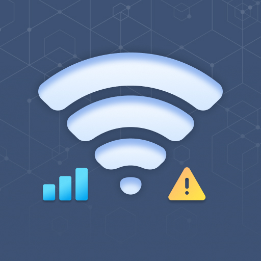 WiFi Refresh & Signal Alert Logo