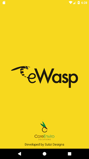 Android application eWasp App screenshort