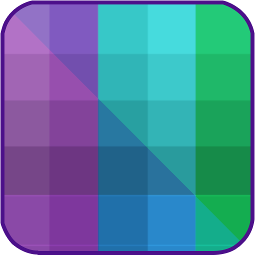Color Shade with Puzzle Tone  Icon