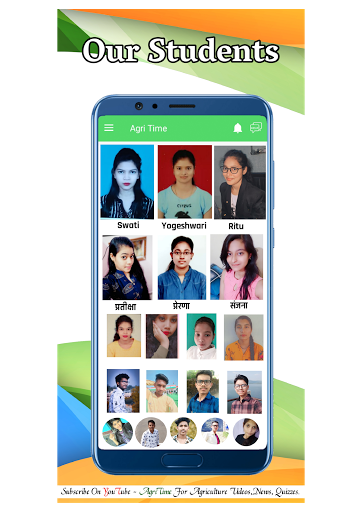 Android application Agri Time screenshort