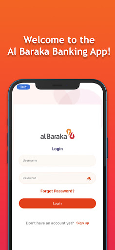 Android application Albaraka SA Banking App screenshort