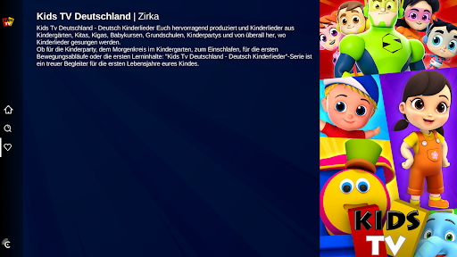 Screenshot of Kids Tv Deutschland