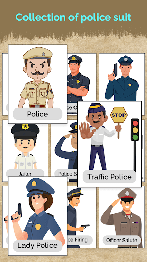 Draw Police Suit Step by Step Screen 2