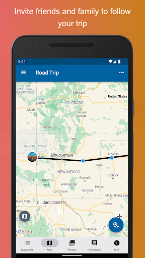TrackMyTour Screen 2