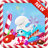 Candy world of smurf icon