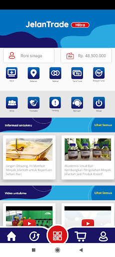 Android application Jelantrade screenshort