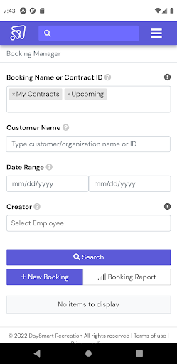 Admin  DaySmart Recreation