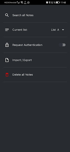 Simple Daily Notes Screen 3