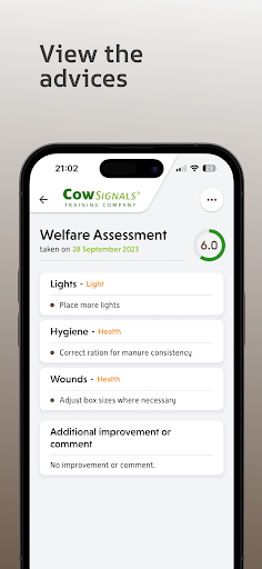 CowSignals® Welfare Assessment Screen 3