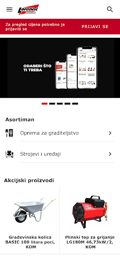 Android application Lorencic BA screenshort