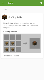 Crafting Table Minecraft Guide For PC installation