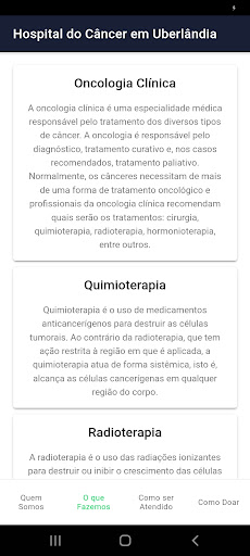 Hospital do Câncer UDI Screen 2