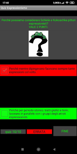 Espressionismo Quiz Arte Screen 2