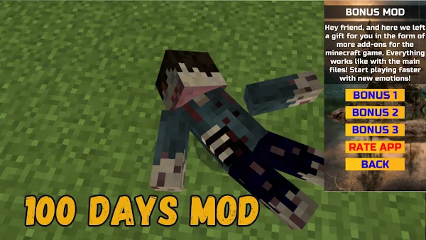 100 Days Zombie For MCPE screenshot 2
