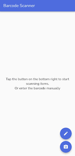 SBC Barcode Scanner Screen 2