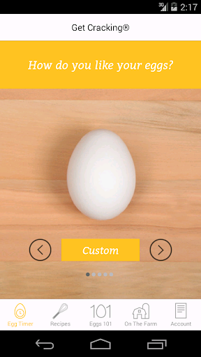 Android application Egg Timer screenshort