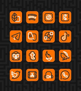 Linios Orange Icon Pack APK v1.0 [Paid] For Android 4