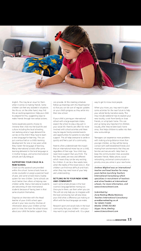 The Expat Education Guide Screen 3