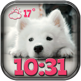 Puppies Weather Clock Widget icon