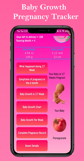 Pregnancy Tracker & Due Date Screen 2