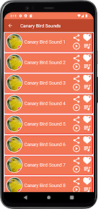 Captura 3 sonidos de canarios android